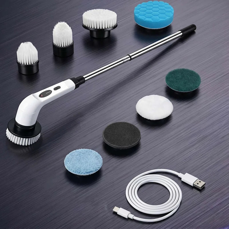 Multipurpose Cleaning Brush Kitchen Gadgets Hair Brushes Bathroom Broom Toilet Mops Electric Household Cordless Spin Scrubber