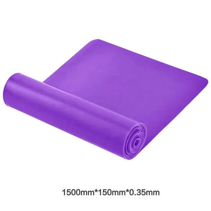 1/2/3/4/6pc Yoga Resistance Bands TPE Elastic Stretch Bands for Physical Therapy FitnessYoga Pilates Rehabilitation Stren