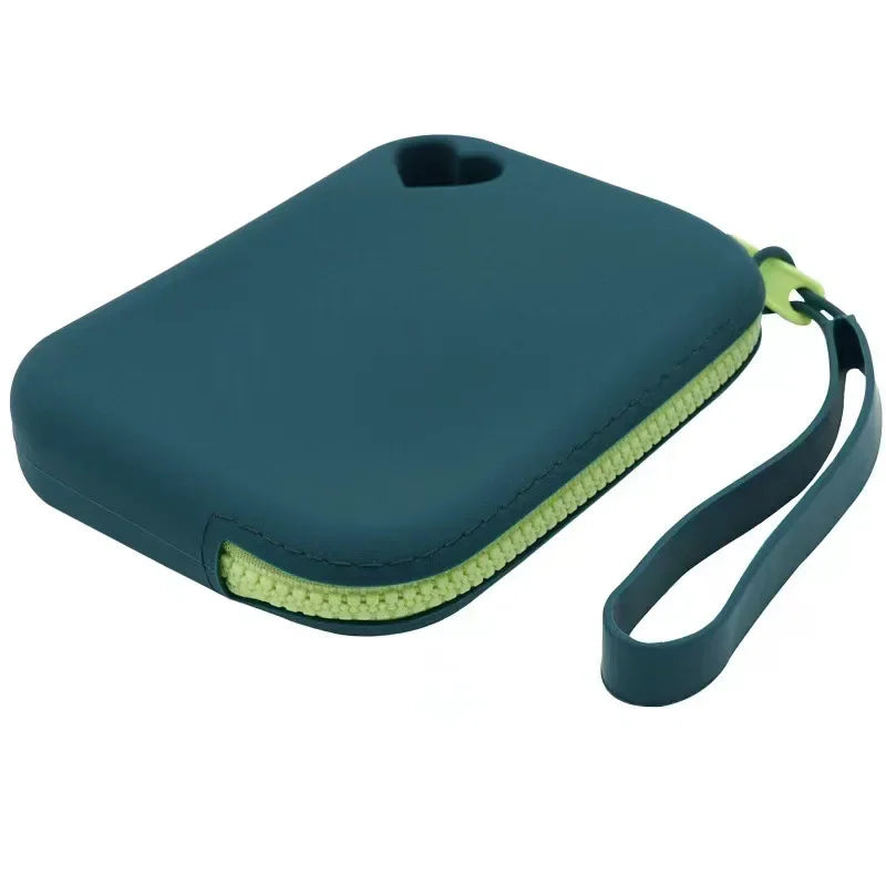 Silicone Pet Food Pouch Outdoor Dog Walking Bag Training Dog Treat Pouch Portable Waterproof  Food - Grade Pet Food Storage Bag
