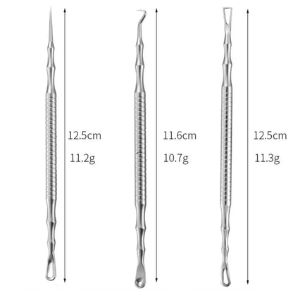 Blackhead Remover Acne Tool Pimples Removal Needles Extractor Tweezers Pore Cleaner Deep Cleaning Tool