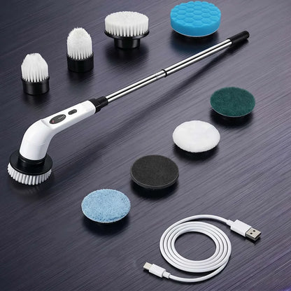 Multipurpose Cleaning Brush  Kitchen Gadgets Hair Brushes Bathroom Broom Toilet Mops Electric Household Cordless Spin Scrubber