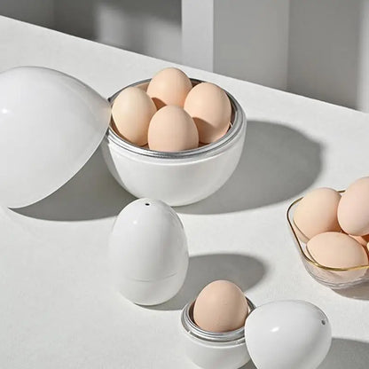 Microwave Egg Steamer Microwave Boiled Egg Maker Rapid Egg Cooker for Hard Soft Boiled Egg Egg Boiler Kitchen Gadgets